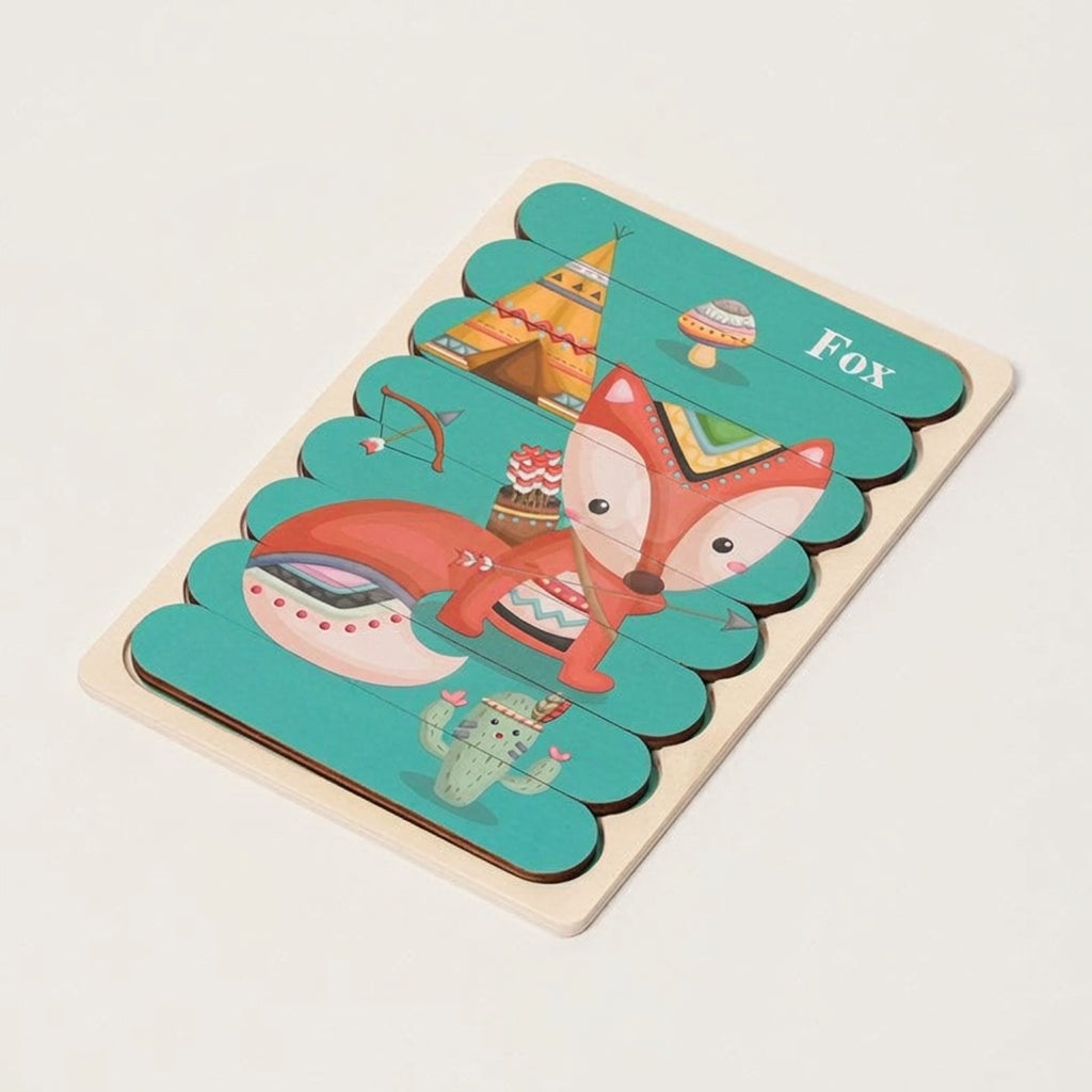 Montessori Double-Sided Puzzles (5 Pack)