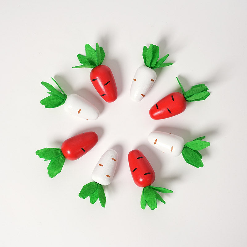 Montessori Carrot Wheels