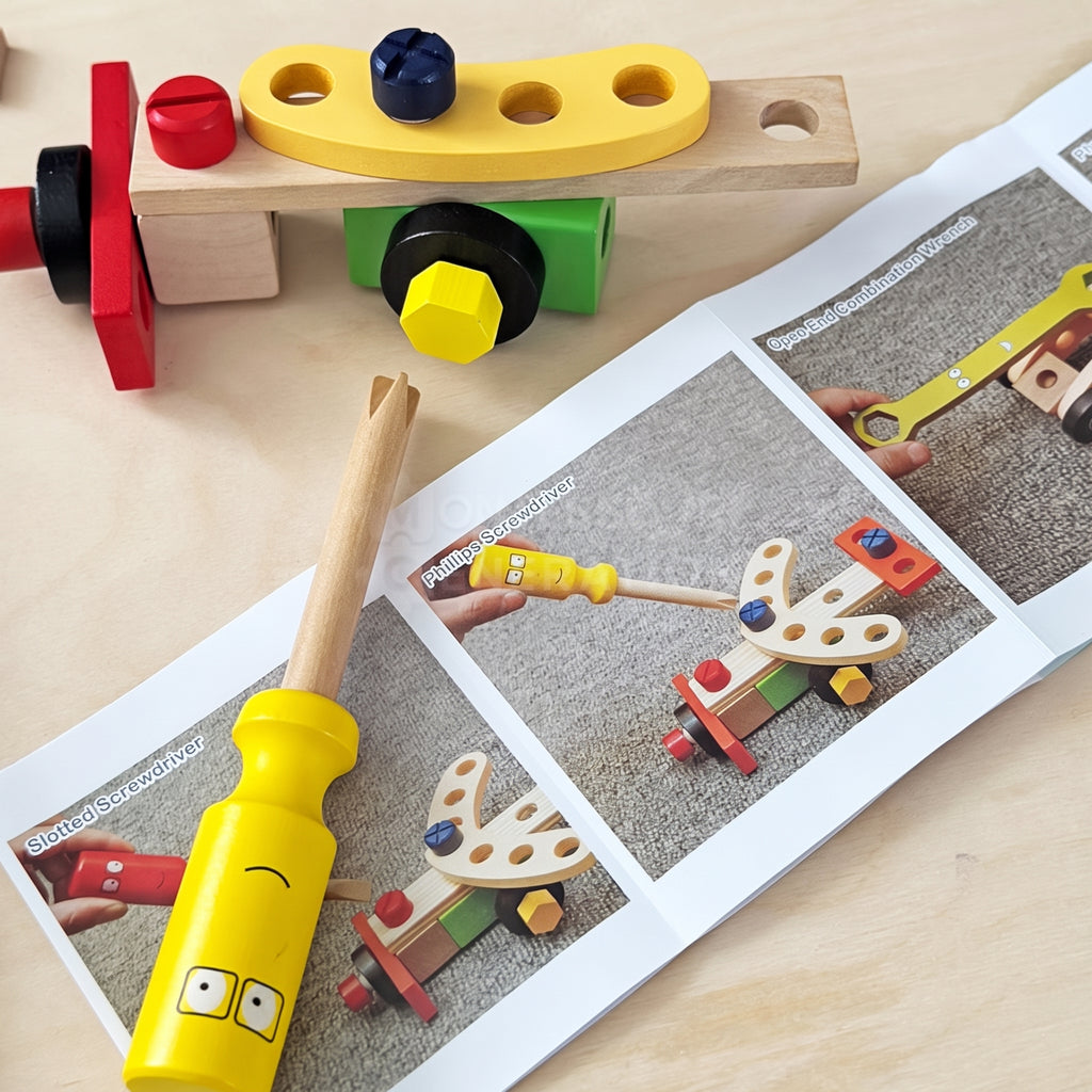 Montessori Wooden ToolBox
