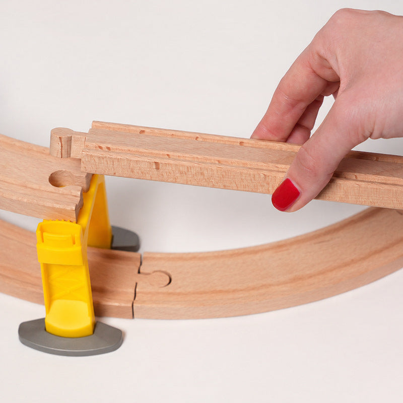 Montessori Crane & Train Magnetic Playset